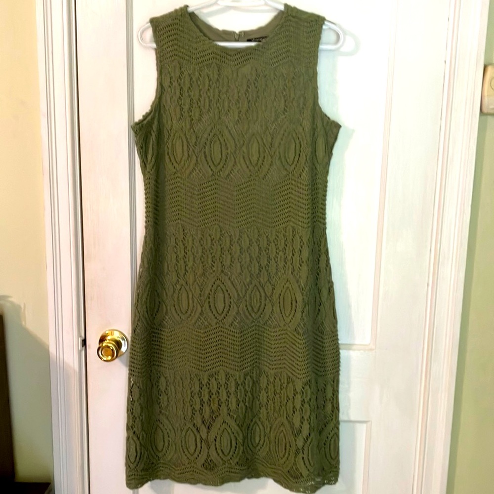 Olive green dress